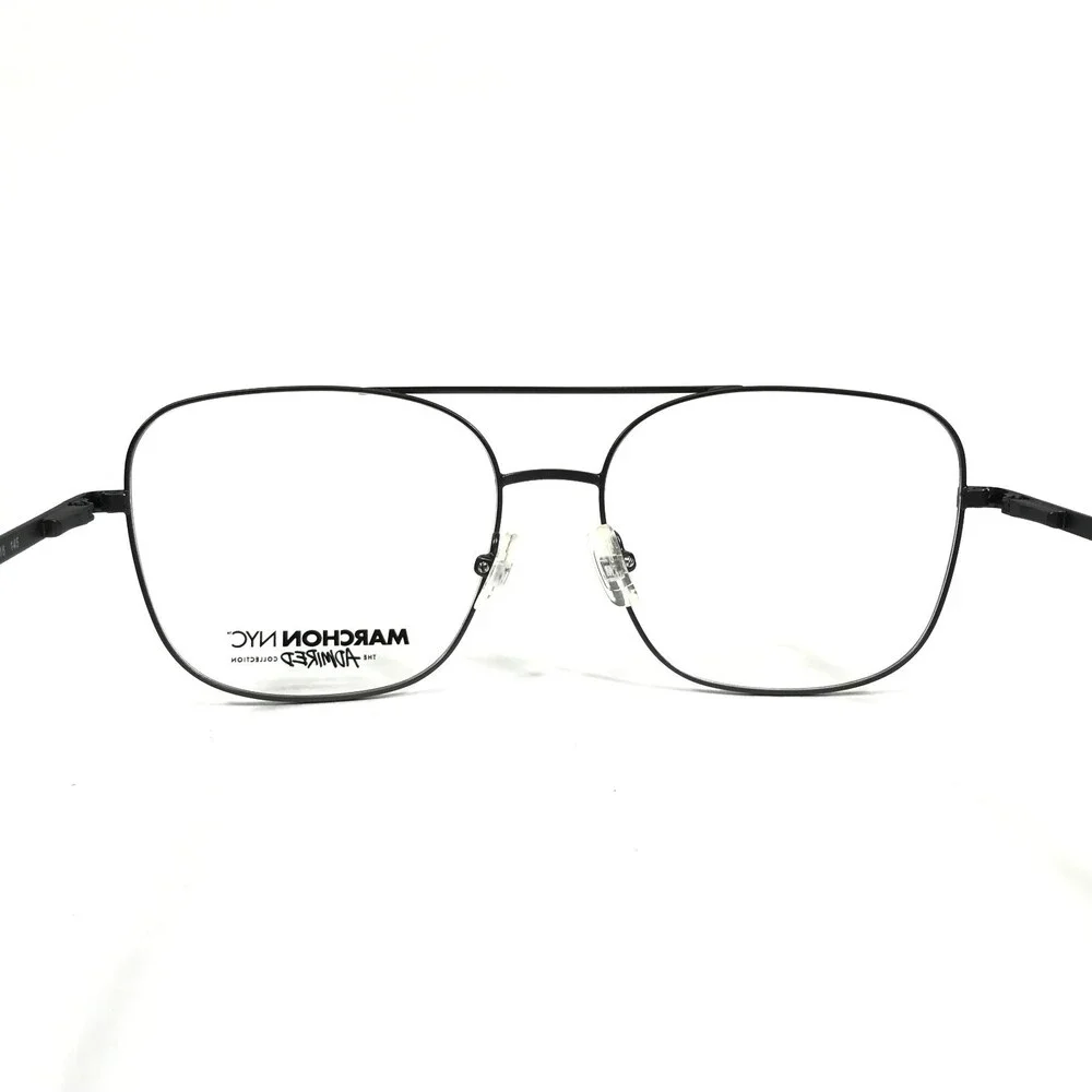 Marchon NYC Eyeglasses Frames M-2500 033 Dark Grey Square Full Rim 54-16-145